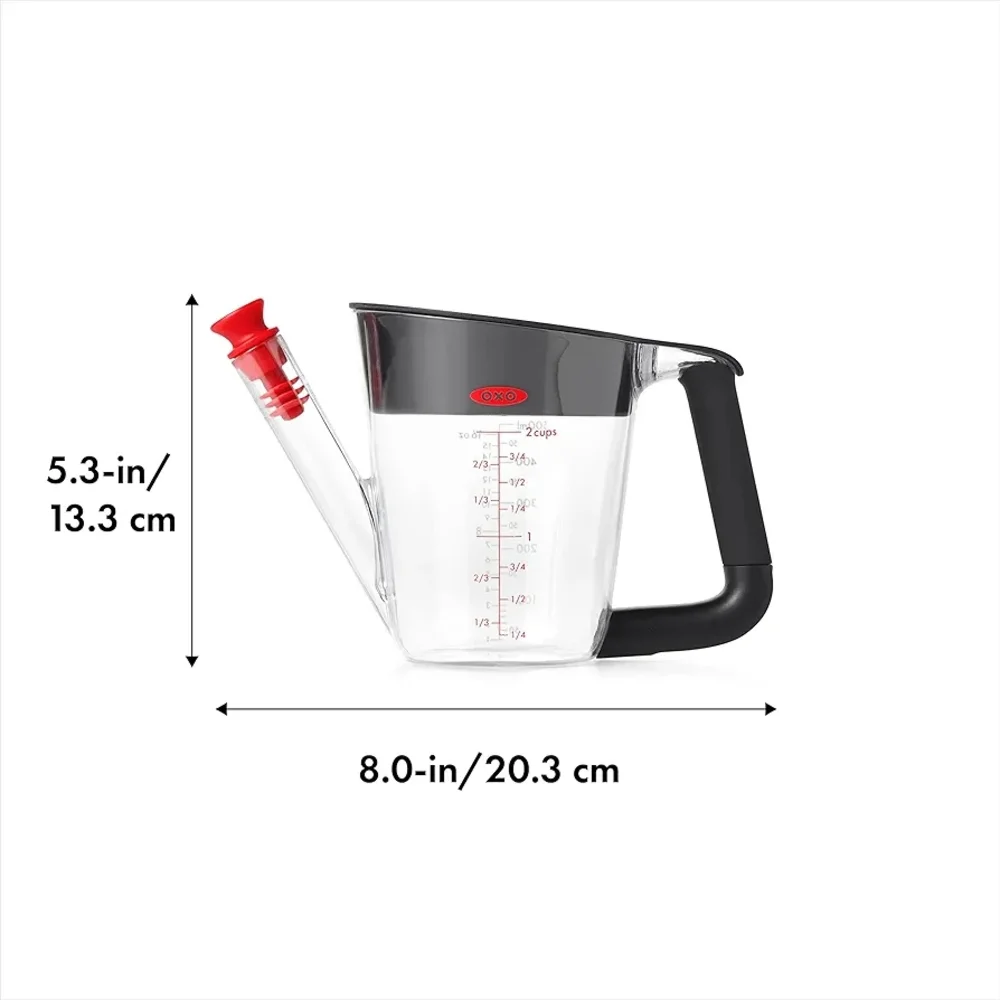 OXO Good Grips 4 Cup Fat Separator and Angled Turkey Baster Bundle